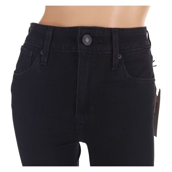 Levi's 721 High Rise Skinny Jeans Size XS 25 x 30 Soft Black $95 - Picture 3 of 16